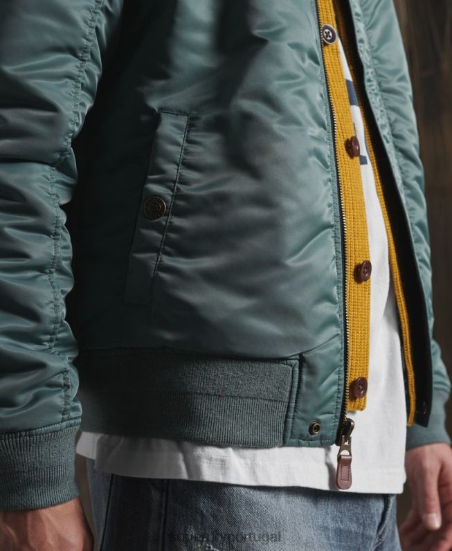 jaqueta reversível seca edição limitada homens preto roupas Superdry 2208H4770