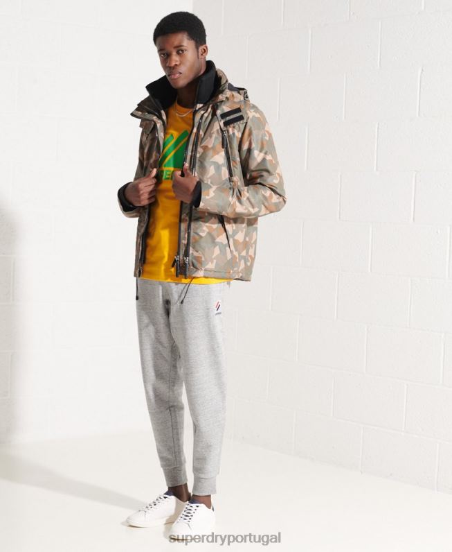 jaqueta sd-wind yachter homens verde roupas Superdry 2208H4669