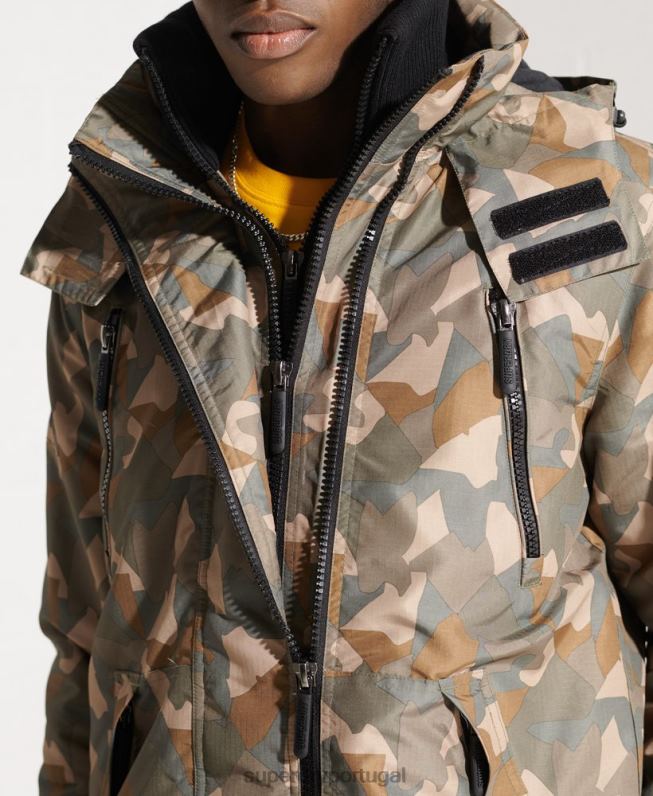 jaqueta sd-wind yachter homens verde roupas Superdry 2208H4669