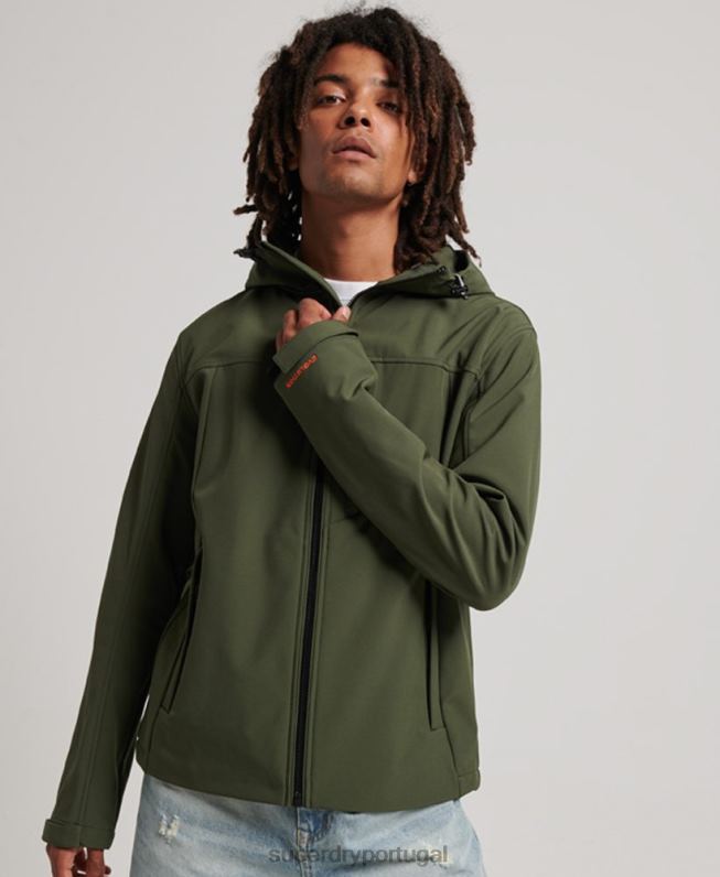 jaqueta trekker homens caqui roupas Superdry 2208H1063