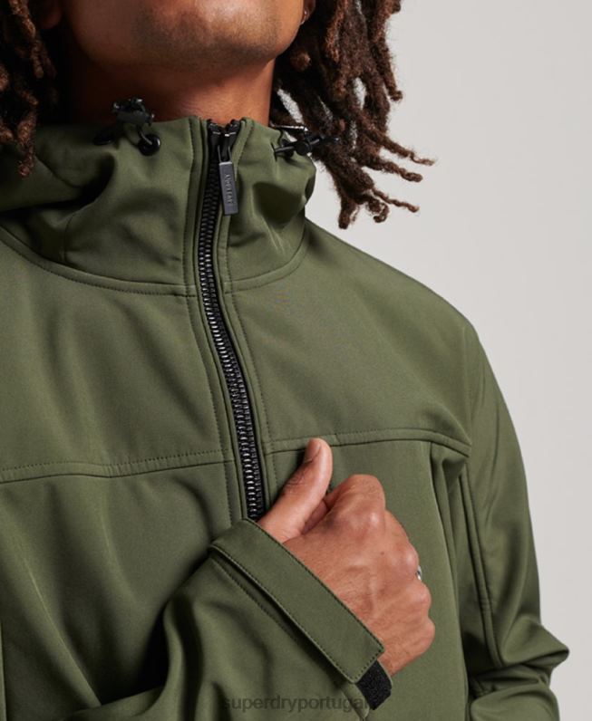 jaqueta trekker homens caqui roupas Superdry 2208H1063