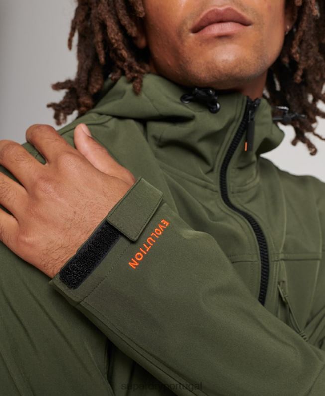 jaqueta trekker homens caqui roupas Superdry 2208H1063