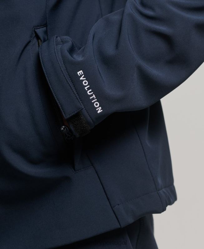 jaqueta trekker homens marinha roupas Superdry 2208H916