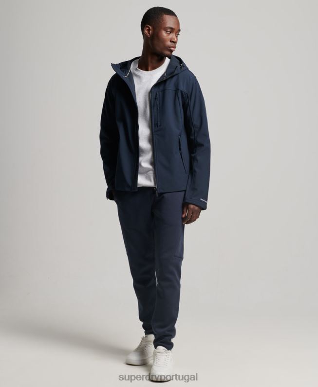jaqueta trekker homens marinha roupas Superdry 2208H916