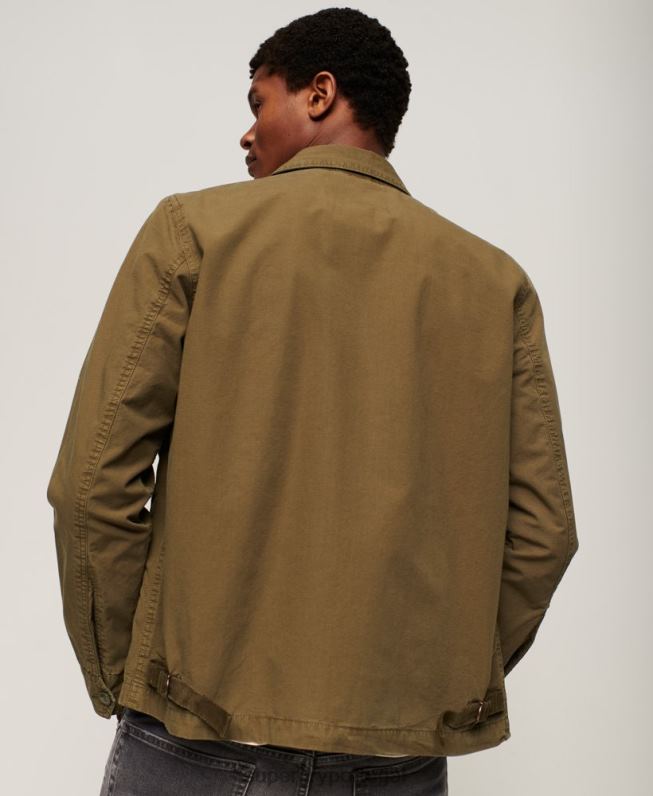 jaqueta vintage homens caqui roupas Superdry 2208H26