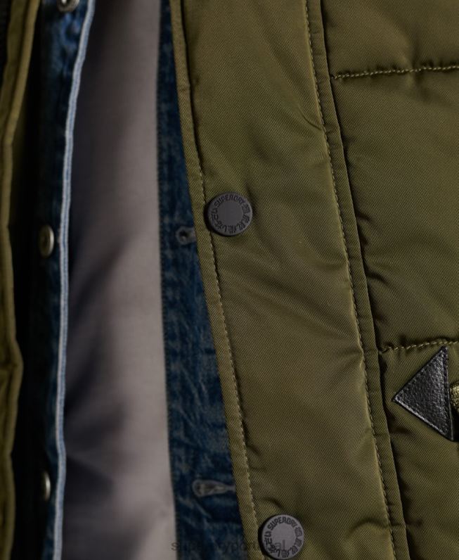 parca chinook homens verde roupas Superdry 2208H4538