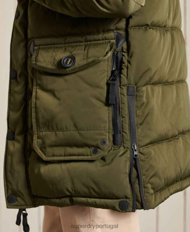 parca chinook homens verde roupas Superdry 2208H4538