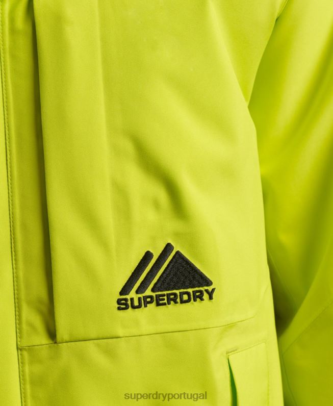 ultra jaqueta de neve homens amarelo roupas Superdry 2208H977