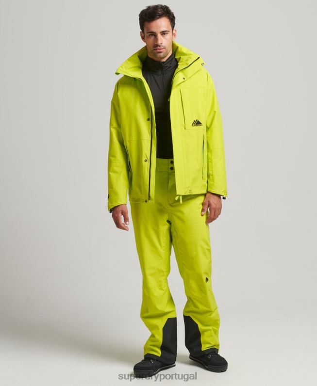 ultra jaqueta de neve homens amarelo roupas Superdry 2208H977