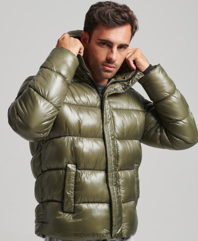 xpd jaqueta luxuosa esportiva homens verde roupas Superdry 2208H4648