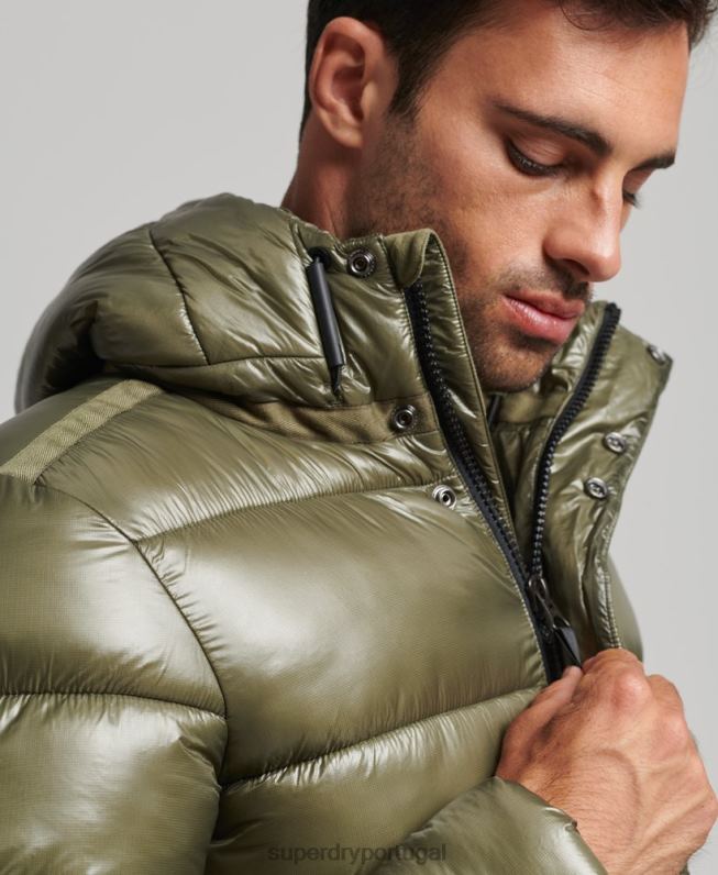 xpd jaqueta luxuosa esportiva homens verde roupas Superdry 2208H4648