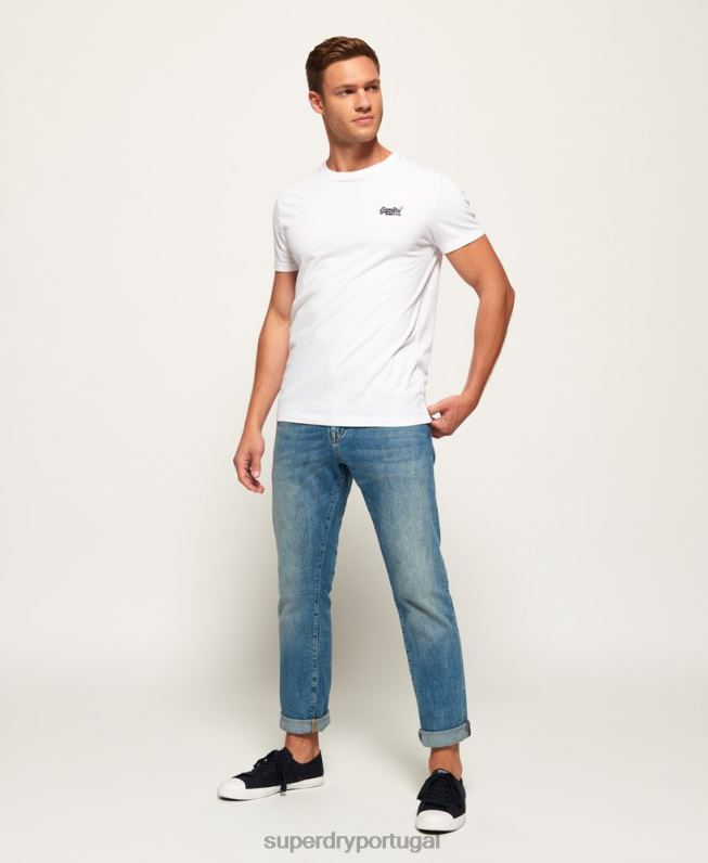 daman jeans reto homens jeans roupas Superdry 2208H1234