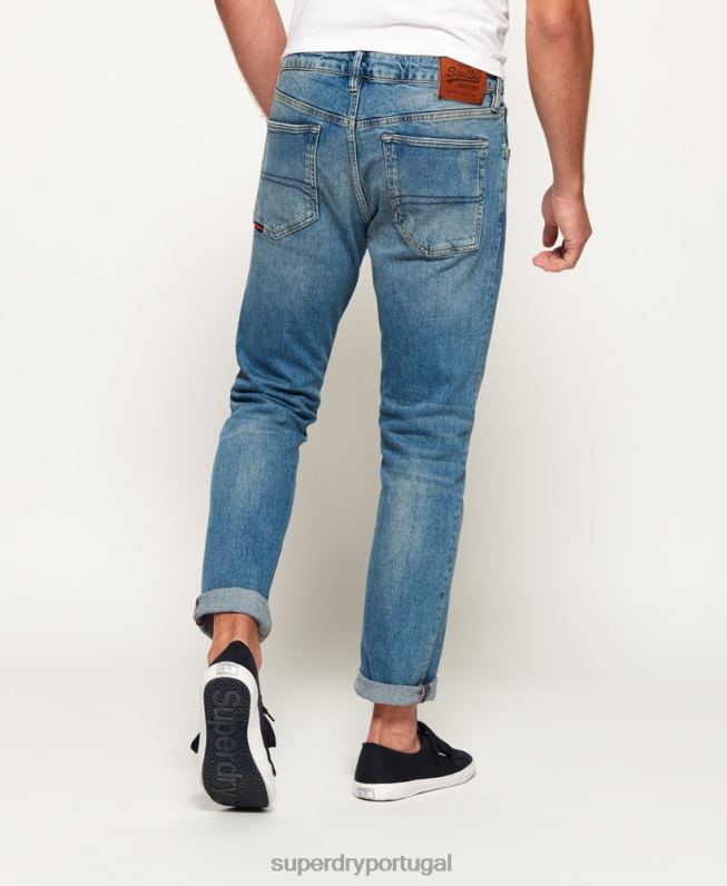 daman jeans reto homens jeans roupas Superdry 2208H1234