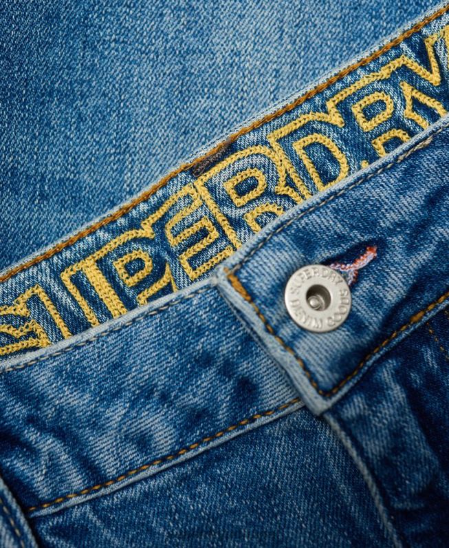 daman jeans reto homens jeans roupas Superdry 2208H1234