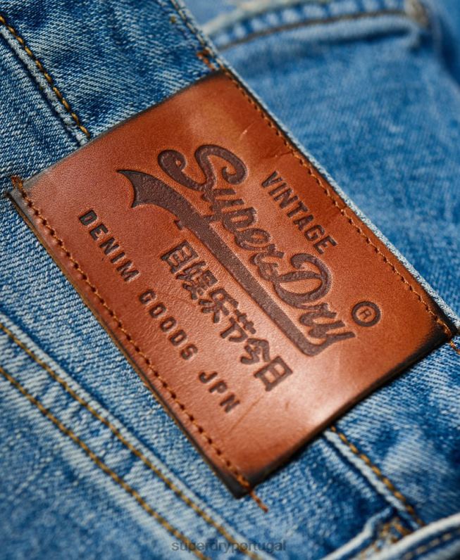 daman jeans reto homens jeans roupas Superdry 2208H1234