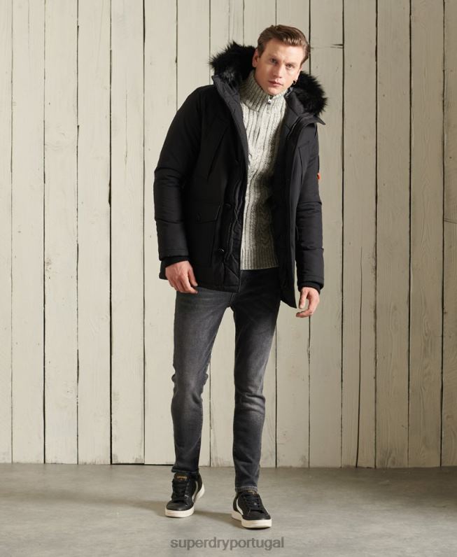 jacob henley jumper homens cinza roupas Superdry 2208H1347