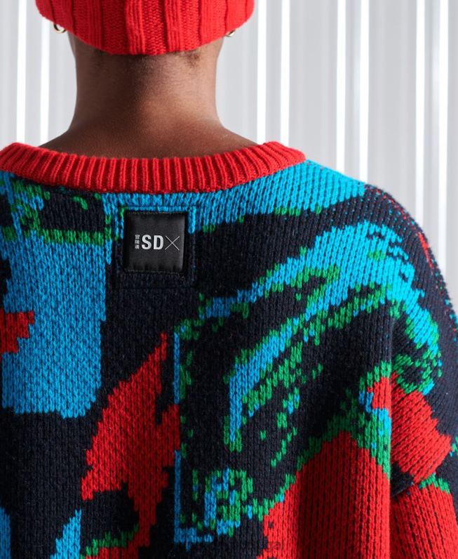 jumper de camuflagem de futebol sdx edição limitada homens multi roupas Superdry 2208H5350