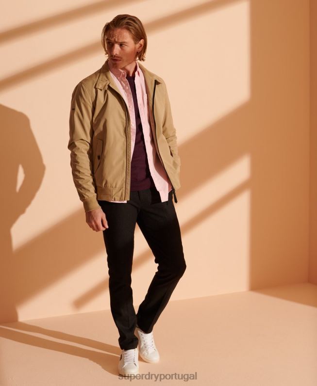 jumper de tripulação de etiqueta laranja homens vermelho roupas Superdry 2208H1351