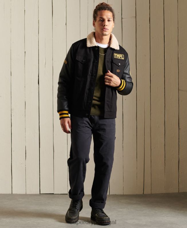 jumper leve de lã de cordeiro homens verde roupas Superdry 2208H5287