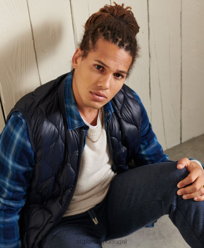 saltador de tripulação harlo homens branco roupas Superdry 2208H5295