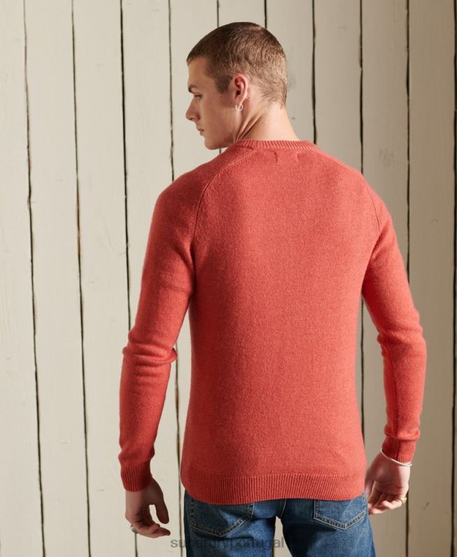 saltador de tripulação harlo homens laranja roupas Superdry 2208H5281