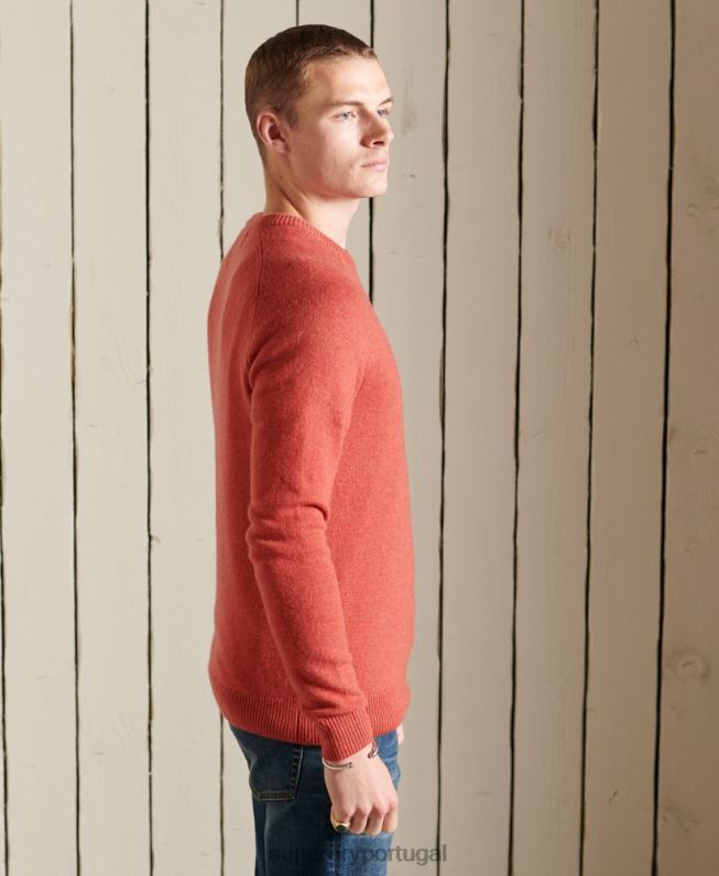 saltador de tripulação harlo homens laranja roupas Superdry 2208H5281