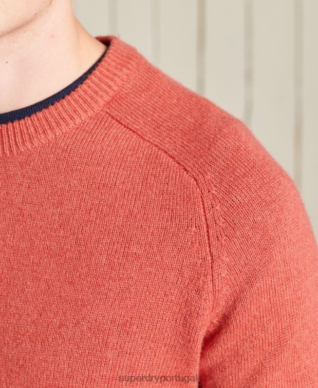 saltador de tripulação harlo homens laranja roupas Superdry 2208H5281