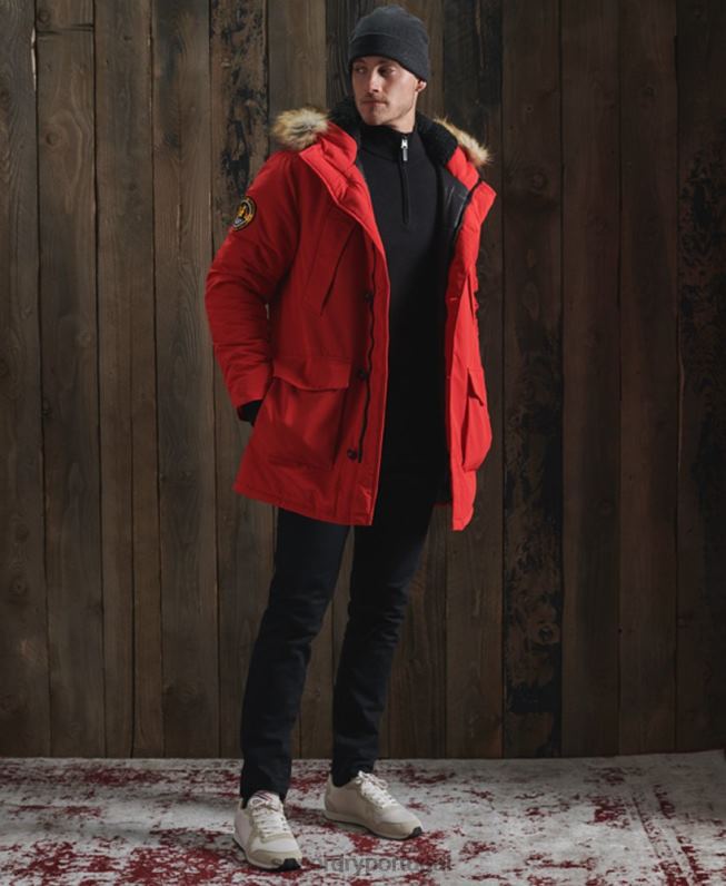 suéter henley de algodão com etiqueta laranja homens preto roupas Superdry 2208H5331