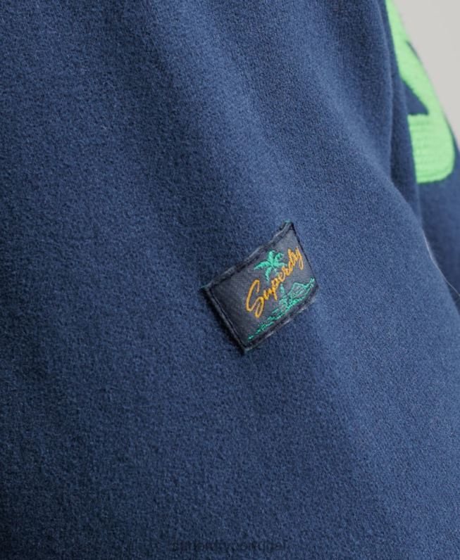 moletom clássico terreno vintage homens marinha roupas Superdry 2208H637