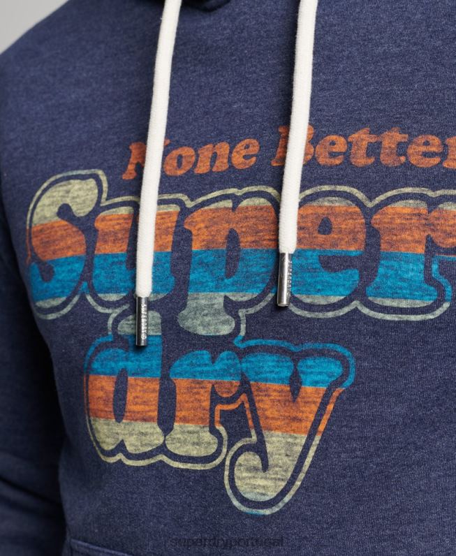 moletom clássico vintage cooper homens marinha roupas Superdry 2208H599