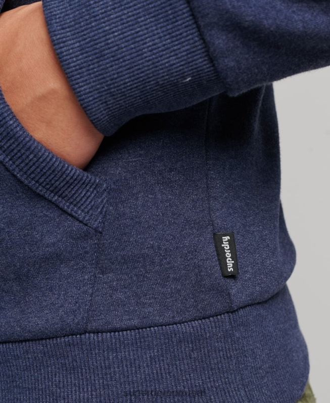 moletom clássico vintage cooper homens marinha roupas Superdry 2208H599