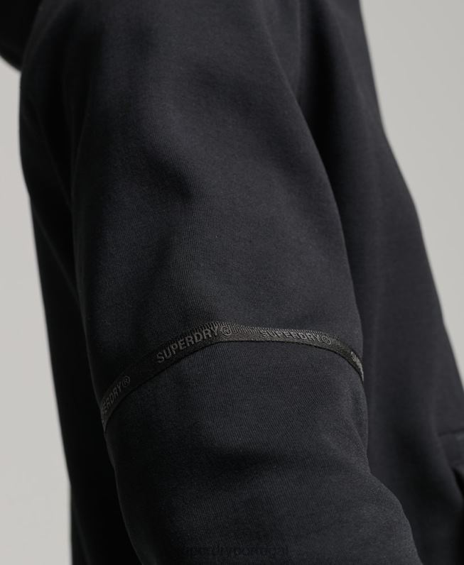 moletom com capuz tecnológico homens preto roupas Superdry 2208H597