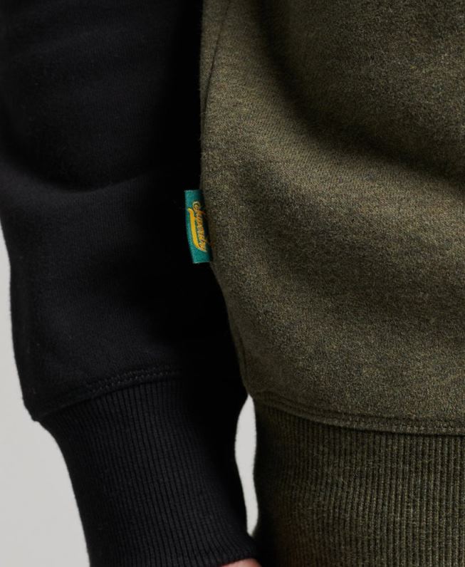 moletom da equipe de beisebol homens verde roupas Superdry 2208H506