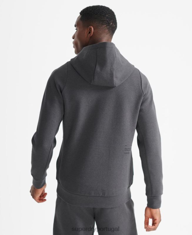 moletom de desempenho de trem homens cinza roupas Superdry 2208H5376
