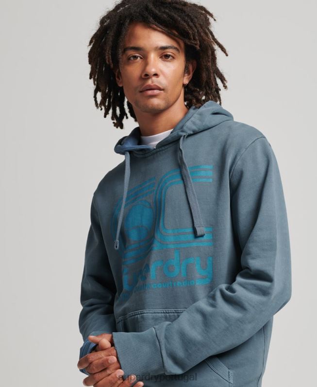 moletom do clube atlético homens marinha roupas Superdry 2208H5225