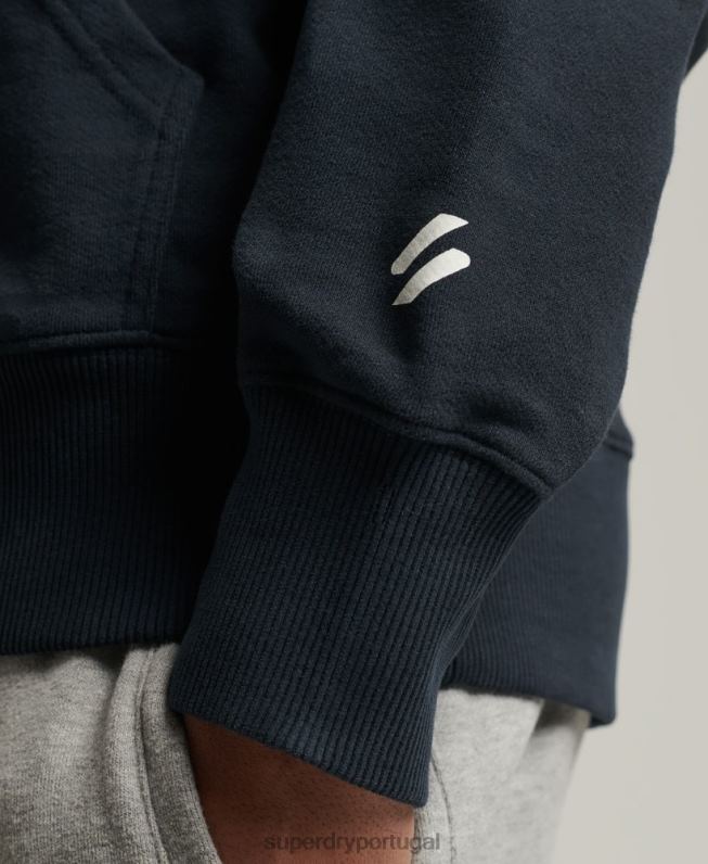moletom esporte code core homens marinha roupas Superdry 2208H5213
