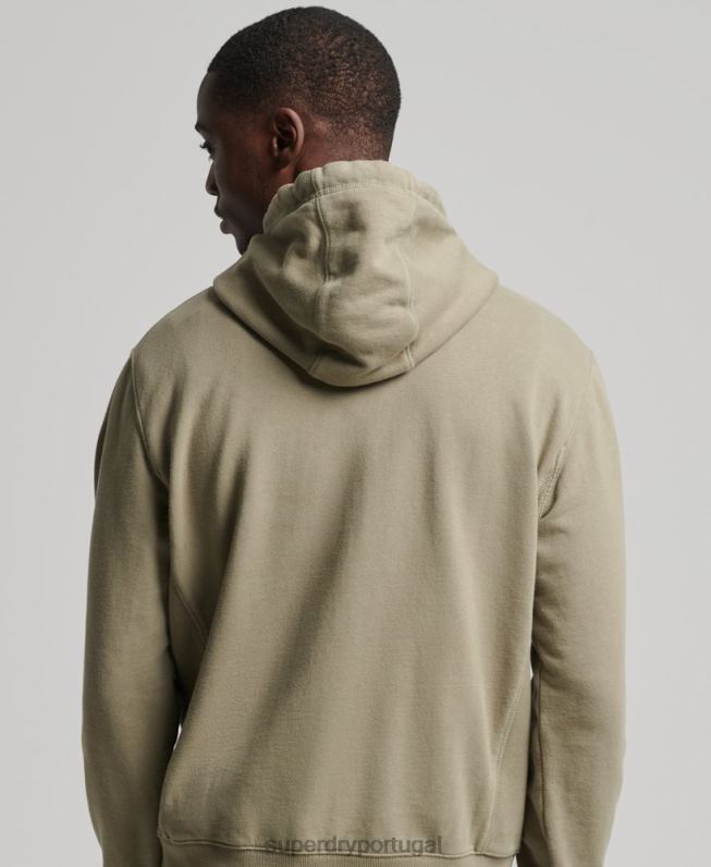 moletom essencial homens caqui roupas Superdry 2208H5228