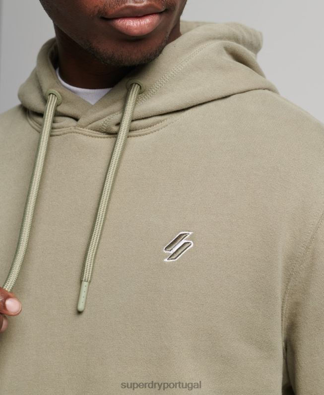 moletom essencial homens caqui roupas Superdry 2208H5228