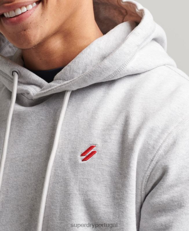 moletom essencial homens cinza roupas Superdry 2208H732