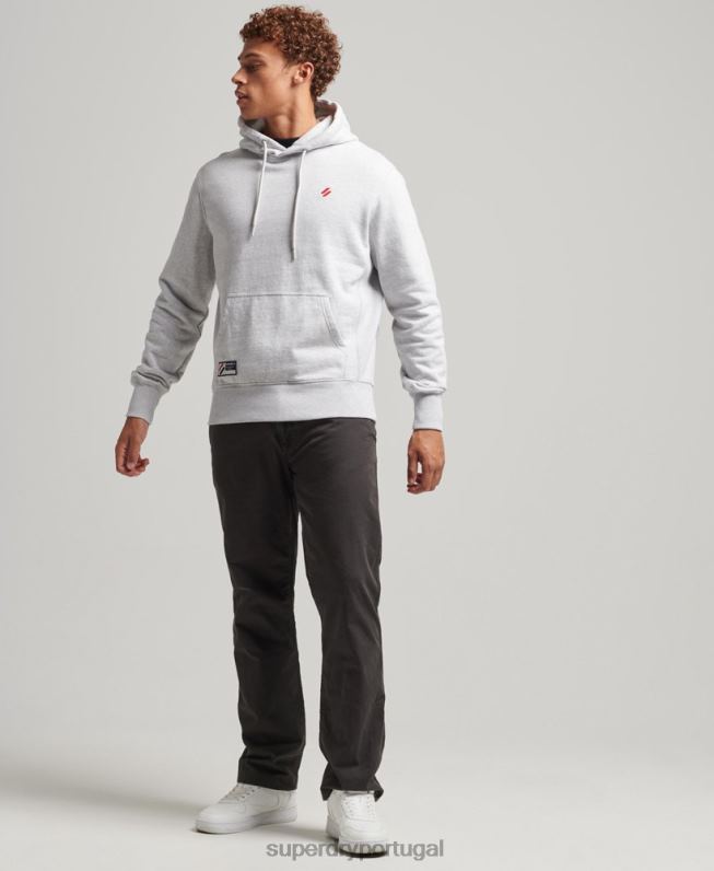 moletom essencial homens cinza roupas Superdry 2208H732