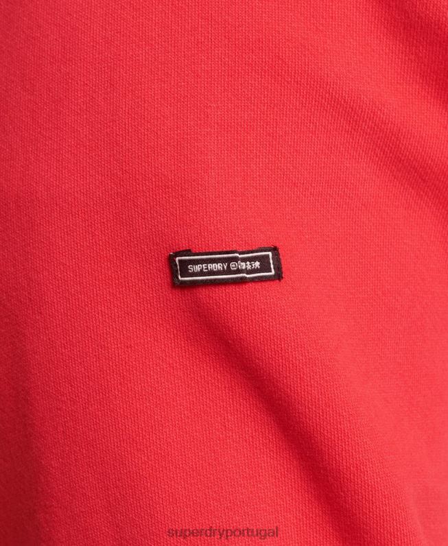 moletom rock psicológico homens vermelho roupas Superdry 2208H759