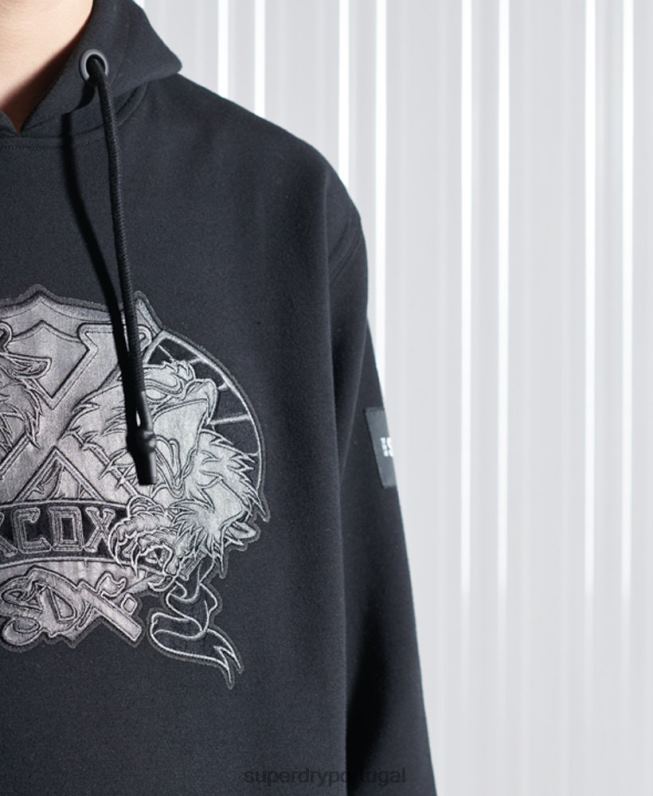 moletom sdx nyc edição limitada homens preto roupas Superdry 2208H5237