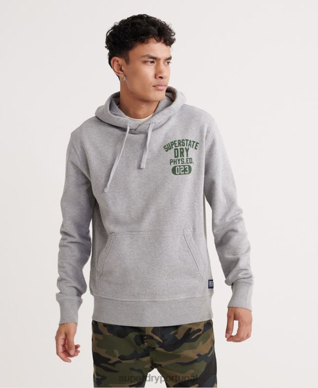 moletom superestado homens cinza roupas Superdry 2208H902