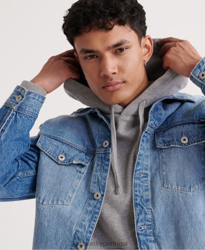 moletom superestado homens cinza roupas Superdry 2208H902