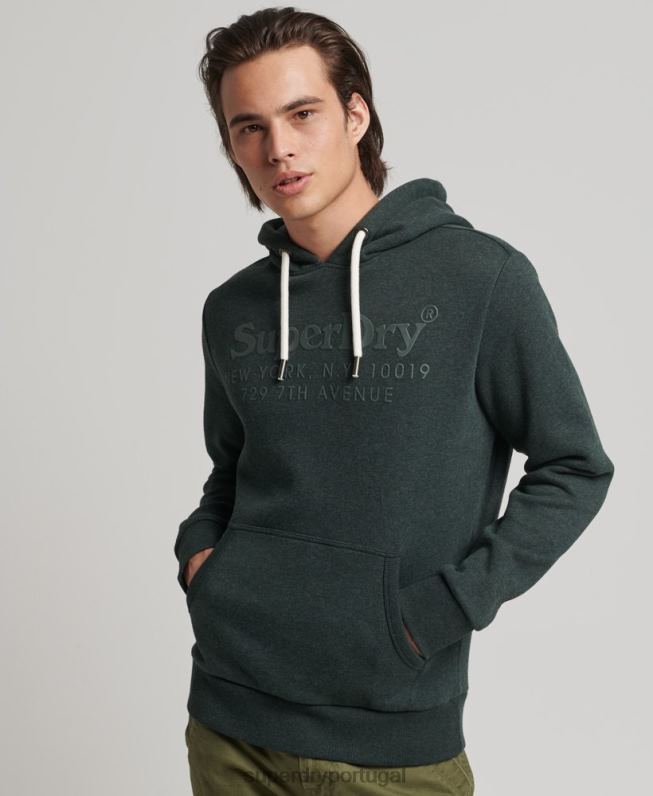 moletom tonal do local homens verde roupas Superdry 2208H5212