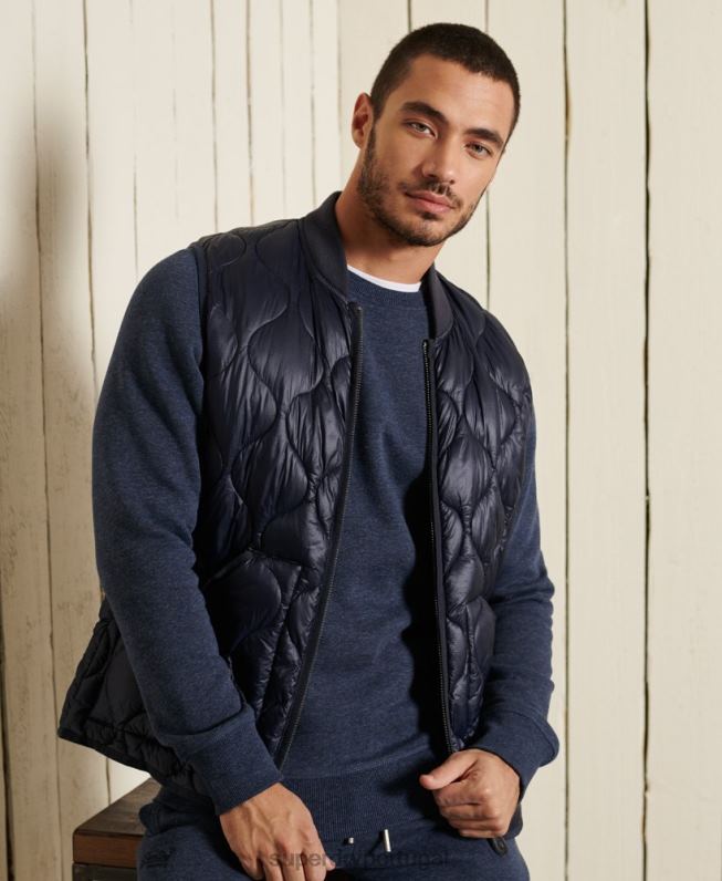 moletom vintage com logo bordado homens marinha roupas Superdry 2208H715