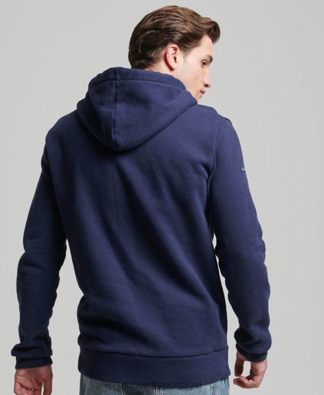 moletom vintage com logo vintage homens marinha roupas Superdry 2208H5045