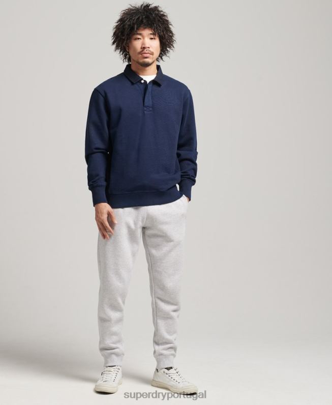 moletom vintage od rugby homens marinha roupas Superdry 2208H787