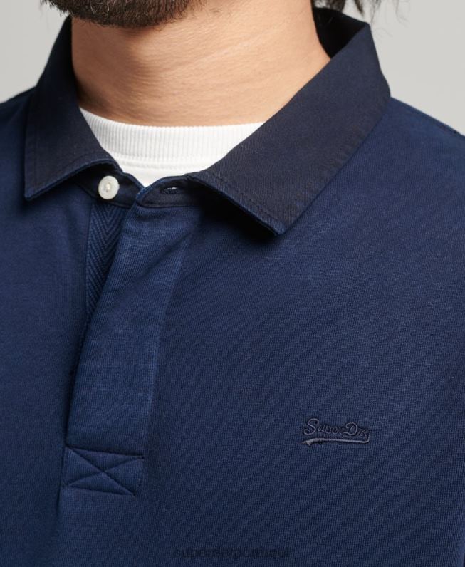 moletom vintage od rugby homens marinha roupas Superdry 2208H787