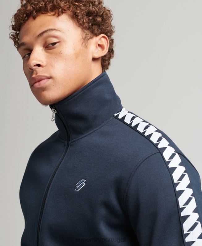 parte superior da faixa de fita homens marinha roupas Superdry 2208H733
